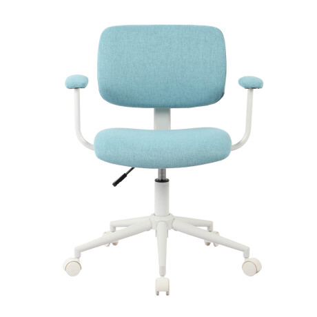 ASIENTO DE OFICINA POLIPROPILENO-Y-TELA CELESTE CLIFFORD