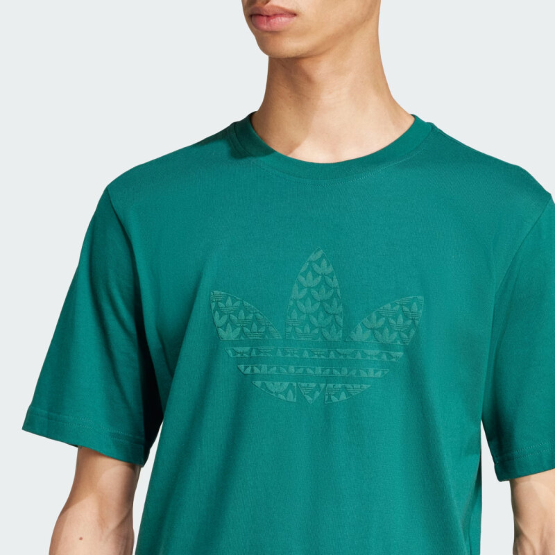 Remera Adidas Q12 Monogram - Verde Remera Adidas Q12 Monogram - Verde