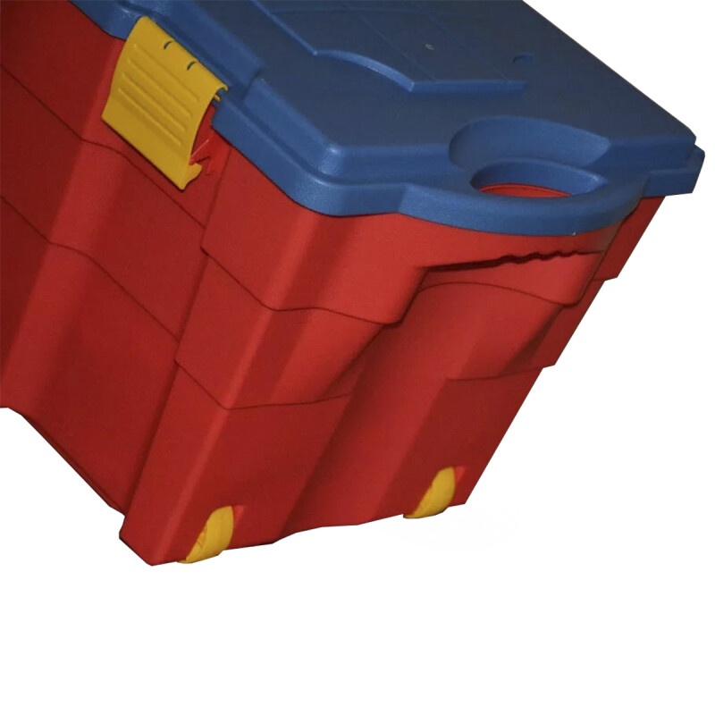 Set x2 Baúl 100 lts AZUL/ROJO