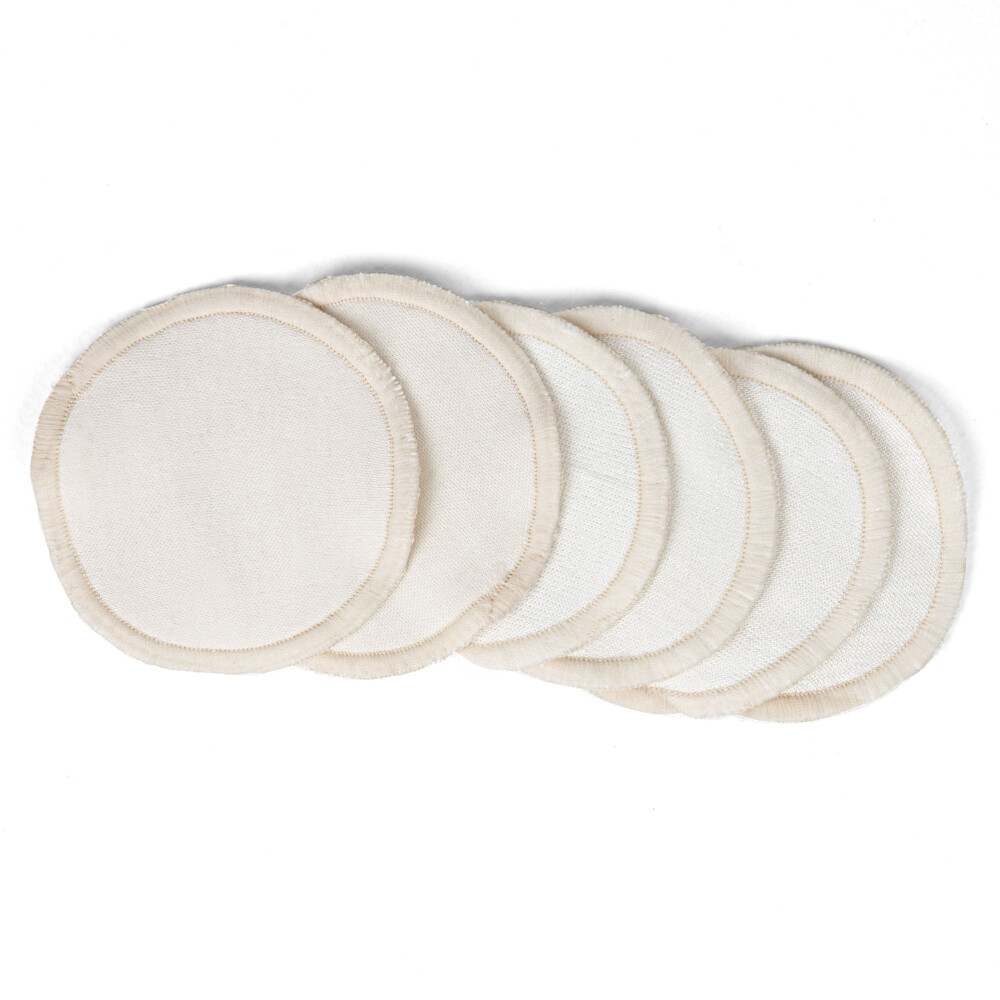 SET 6 DISCOS TELA FACIALES REUT ALGODON NATURAL-BEIGE