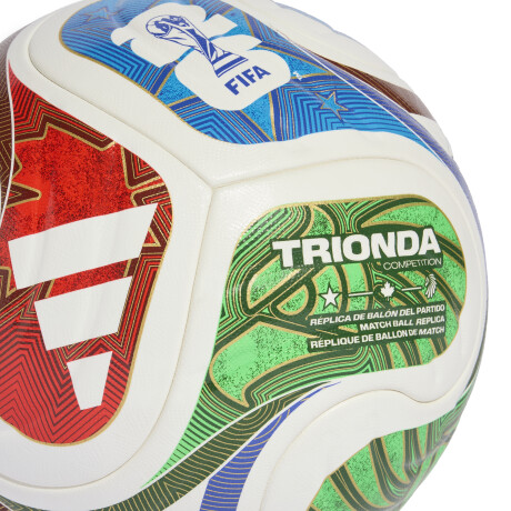 adidas PELOTA FIFA WORLD CUP 26 TRIONDA COMPETITION White/Red/Green/Blue