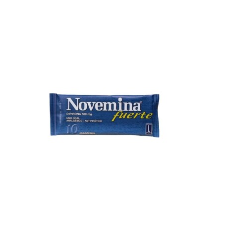 Analgésico Antipirético Novemina fuerte Dipirona 500mg 001