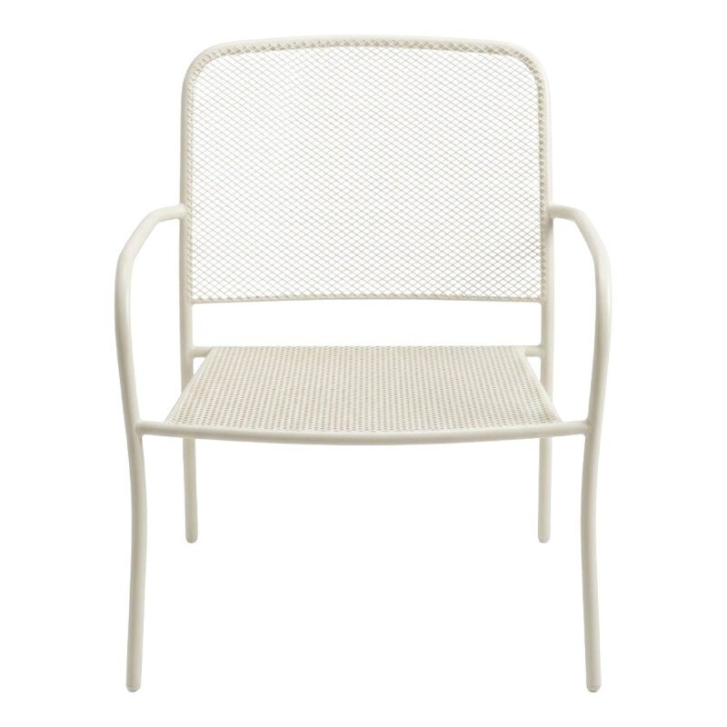 SILLA METAL BLANCO 68X70X82CM Unica