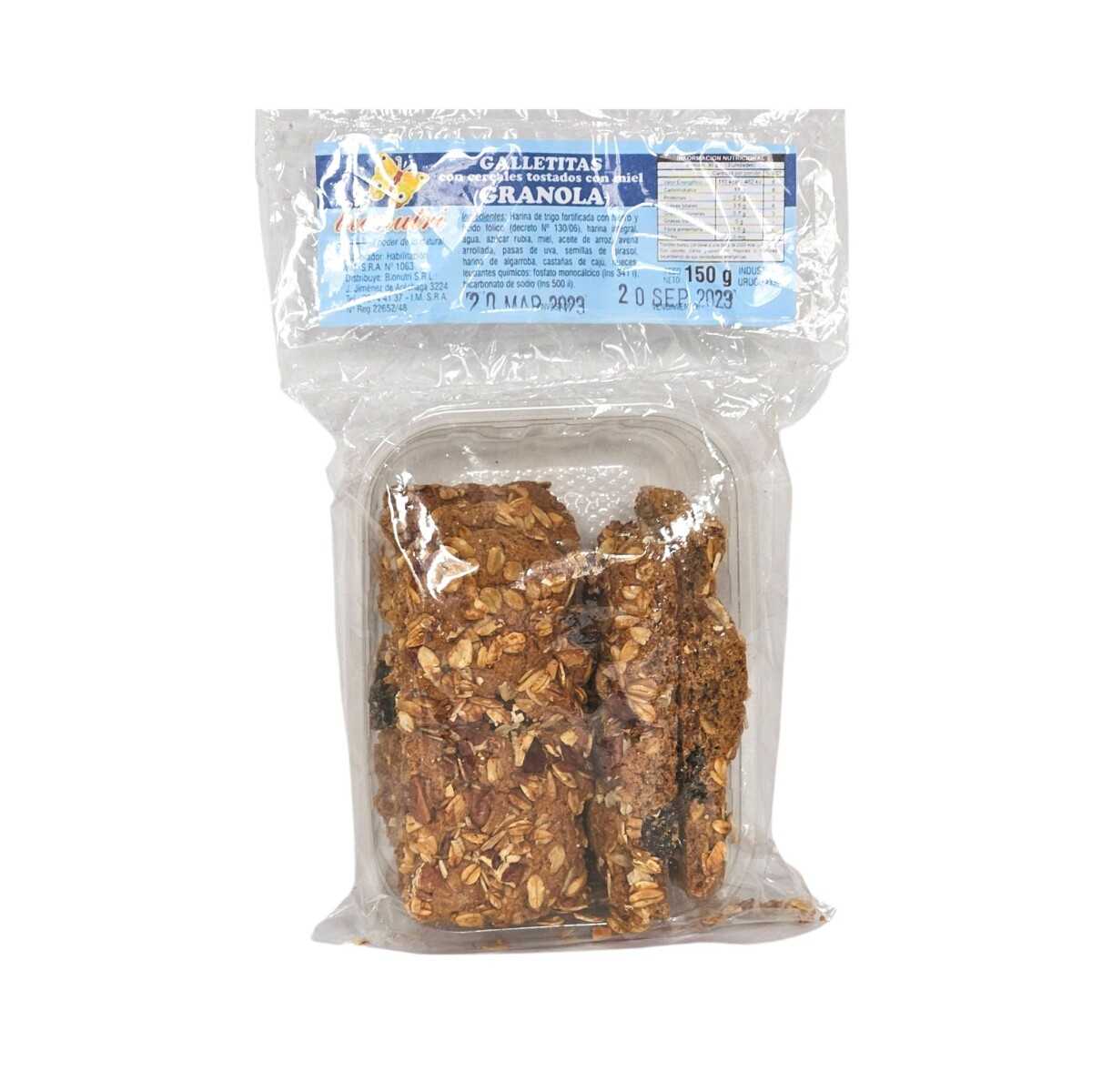 Galletas De Granola Bionutri 