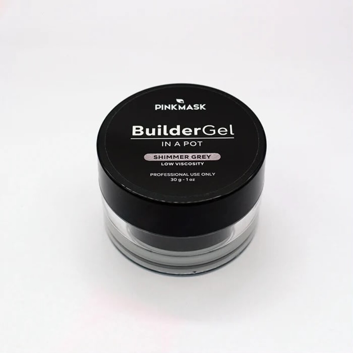 Pink Mask Gel De Construccion Builder In A Pot 30gr - Shimmer Grey 