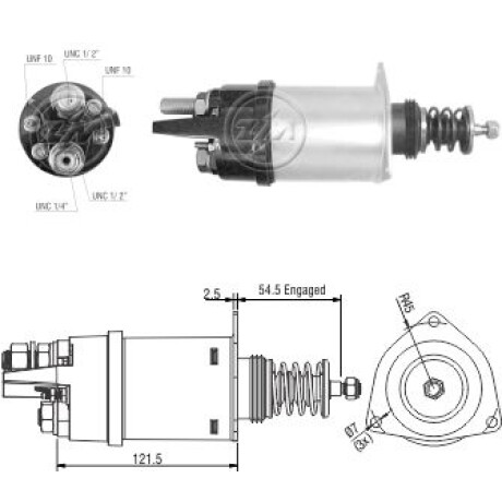 AUTOMATICO DE ARRANQUE FORD CASE N.HOLLAND - M.FERGUSON - F - D.REMY 37MT 12V ZM AUTOMATICO DE ARRANQUE FORD CASE N.HOLLAND - M.FERGUSON - F - D.REMY 37MT 12V ZM