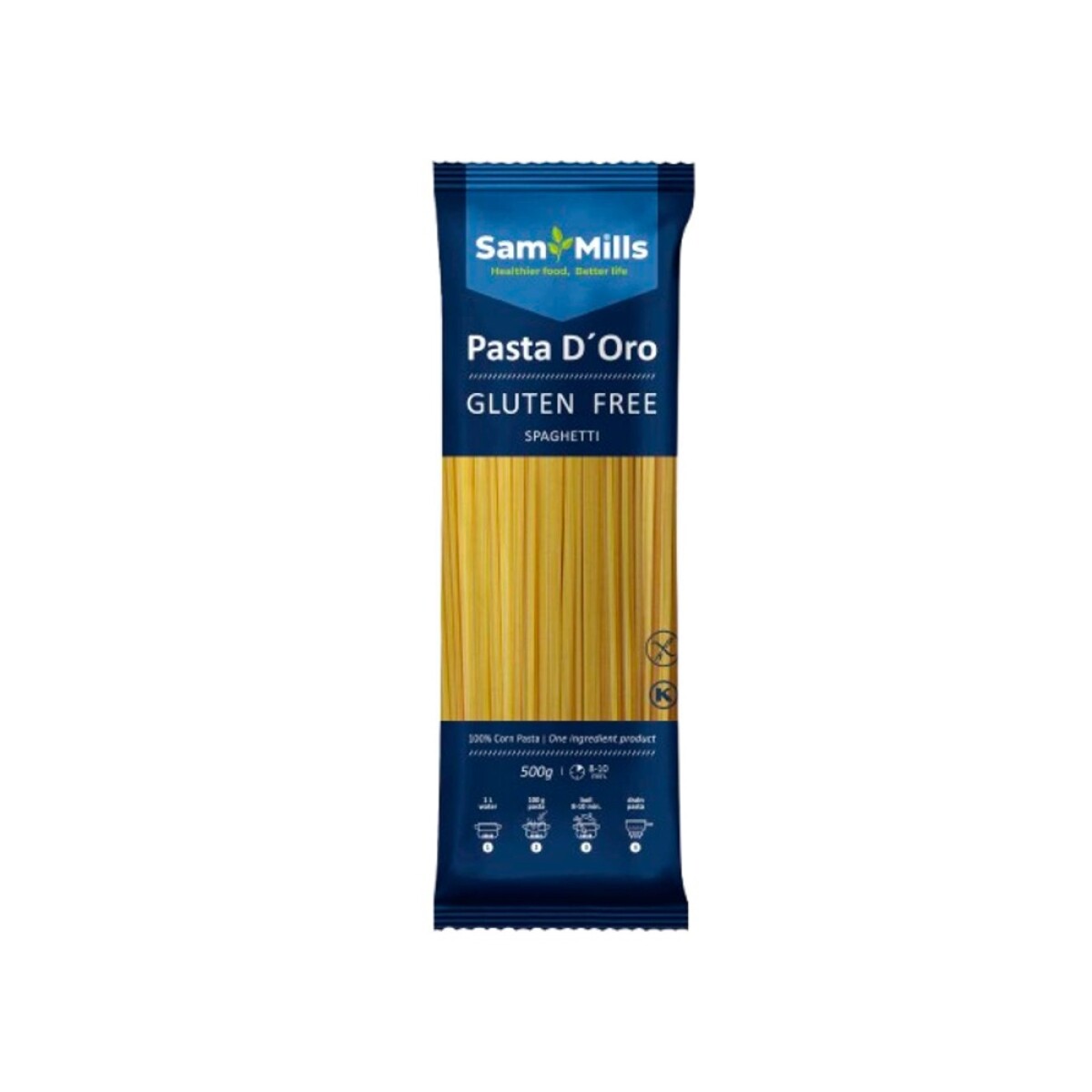 Spaghetti de Maíz Sin Gluten 500g Sam Mills 