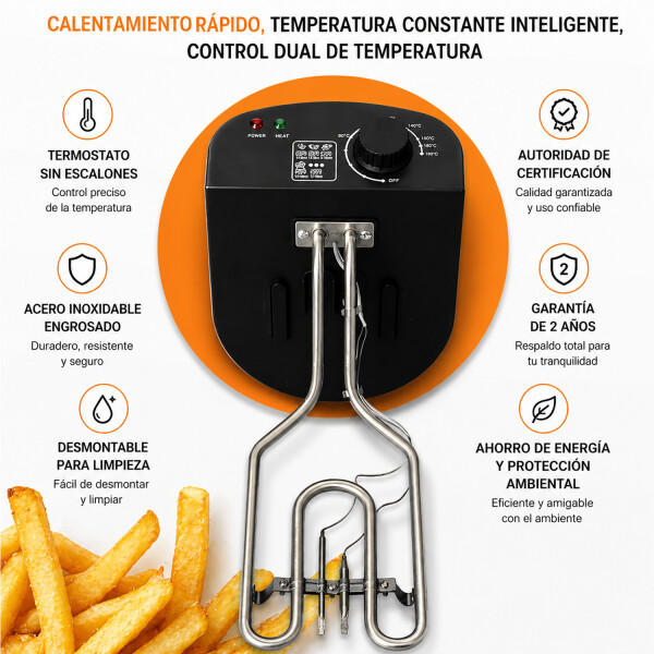 Freidora De Aceite Raf 3l R.5219 2000w FREIDORA 3L R5219 RAF