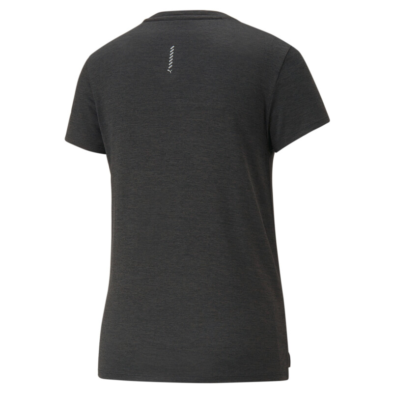 Remera Run Favorite Heather de Mujer Negro