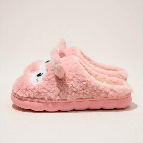 Pantuflas Corderito Varios Colores Rosa