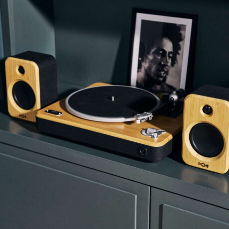Tocadiscos Stir It Up Wireless 2 + Speakers Negro