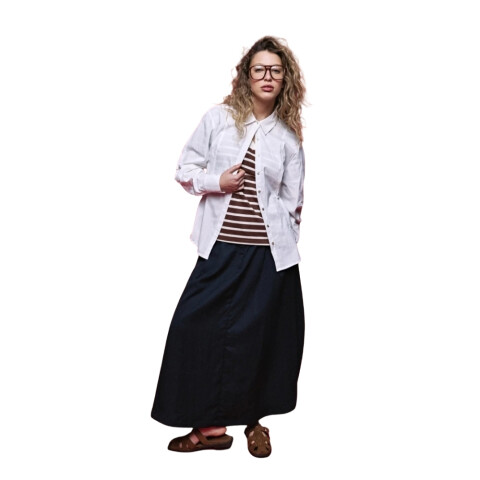 CAMISA INDRA XS-XL BLANCO