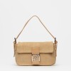 Cartera al hombro Signature en canvas Natural