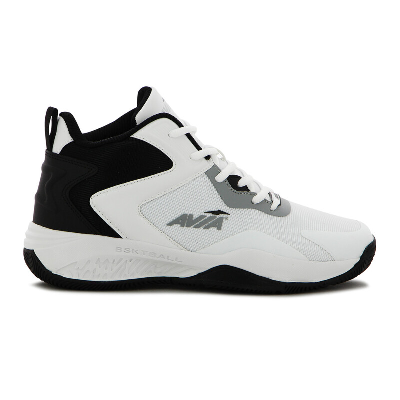Avia Zapatillas Acordonadas de Basket Para Hombre CUZ WHITE/ BLACK Blanco-Negro