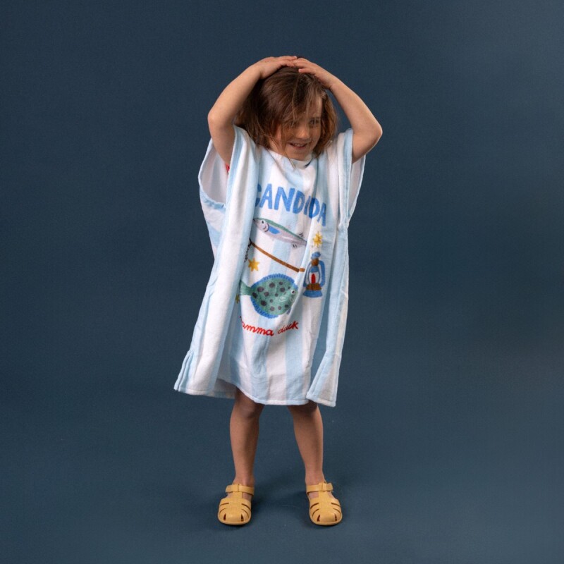 Toalla Poncho para niños Encandilada