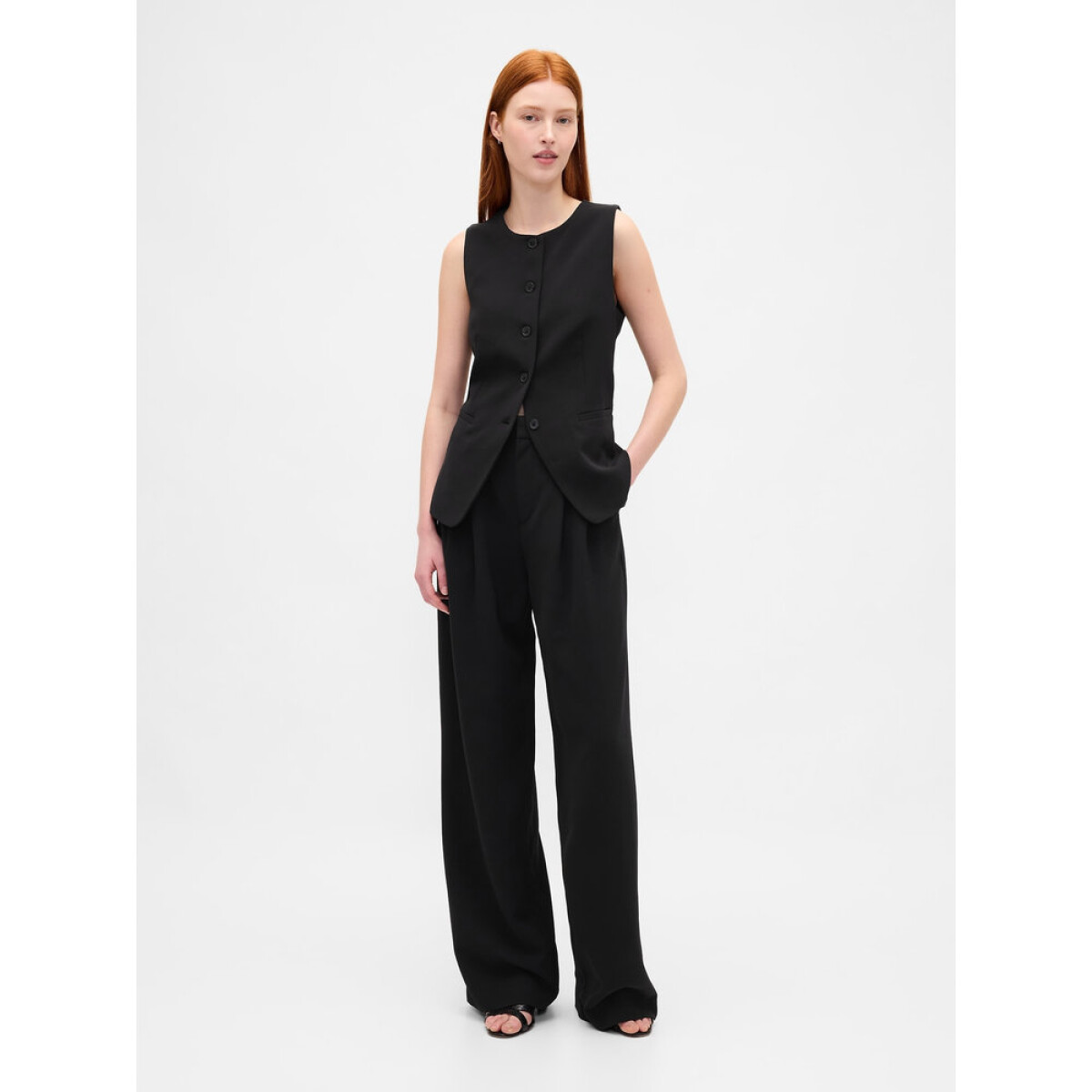 365 HR WIDE LEG - TRIBECA TWILL - BLACK 1 