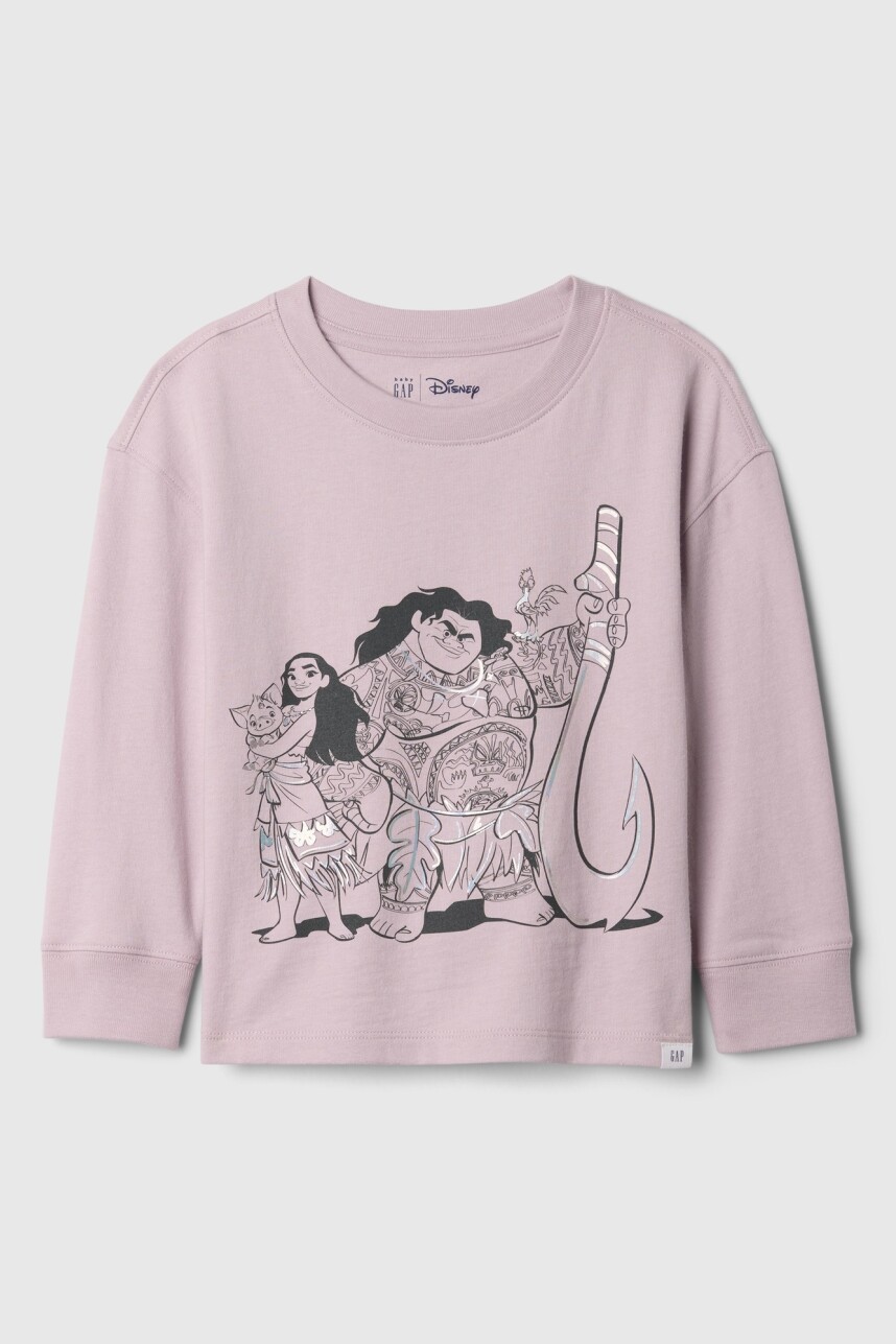 Remera Moana Manga Larga Toddler Niña Pale Plum