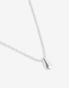 Cadena Corta con Dije Metal Cadena Con Dije De Metal Bañado En Plata - Plateado