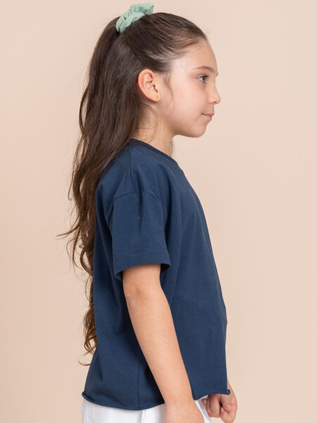 Camiseta manga corta Azul