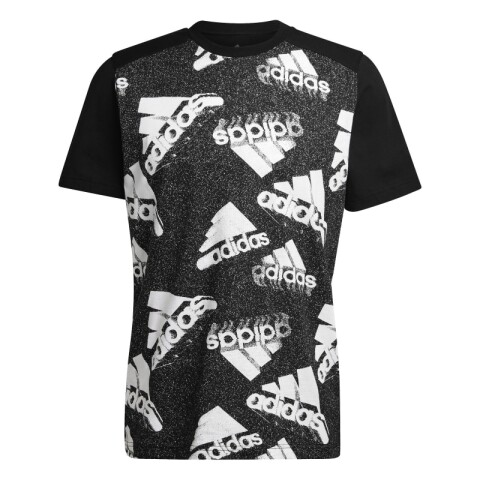 Remera Adidas Essentials BrandLove Logo Negro