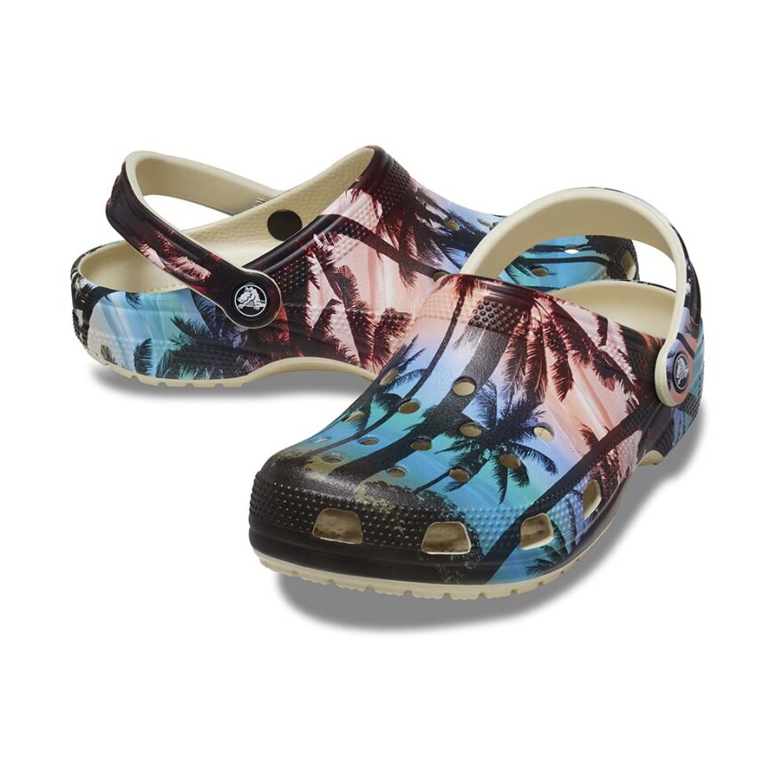 Classic Retro Resort Clog - Unisex Bone/multi