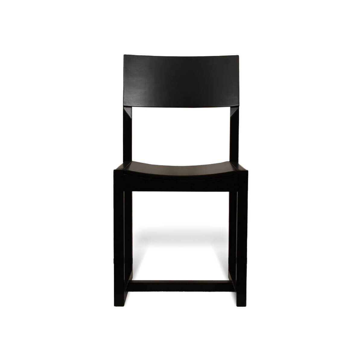 SILLA DE COMEDOR - MADERA NEGRO ÉBANO 