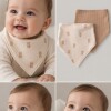 Set x2 baberos bandana Carters oso