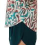 Road All Over Print Ss Top - Mujer Birch