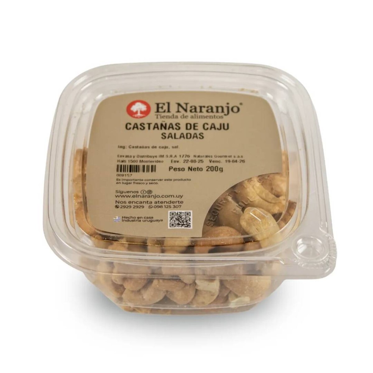 Castañas de Caju El Naranjo 200 Grs - 200 gr 