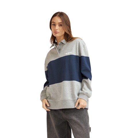 BUZO POLO NINA XS-XL AZUL