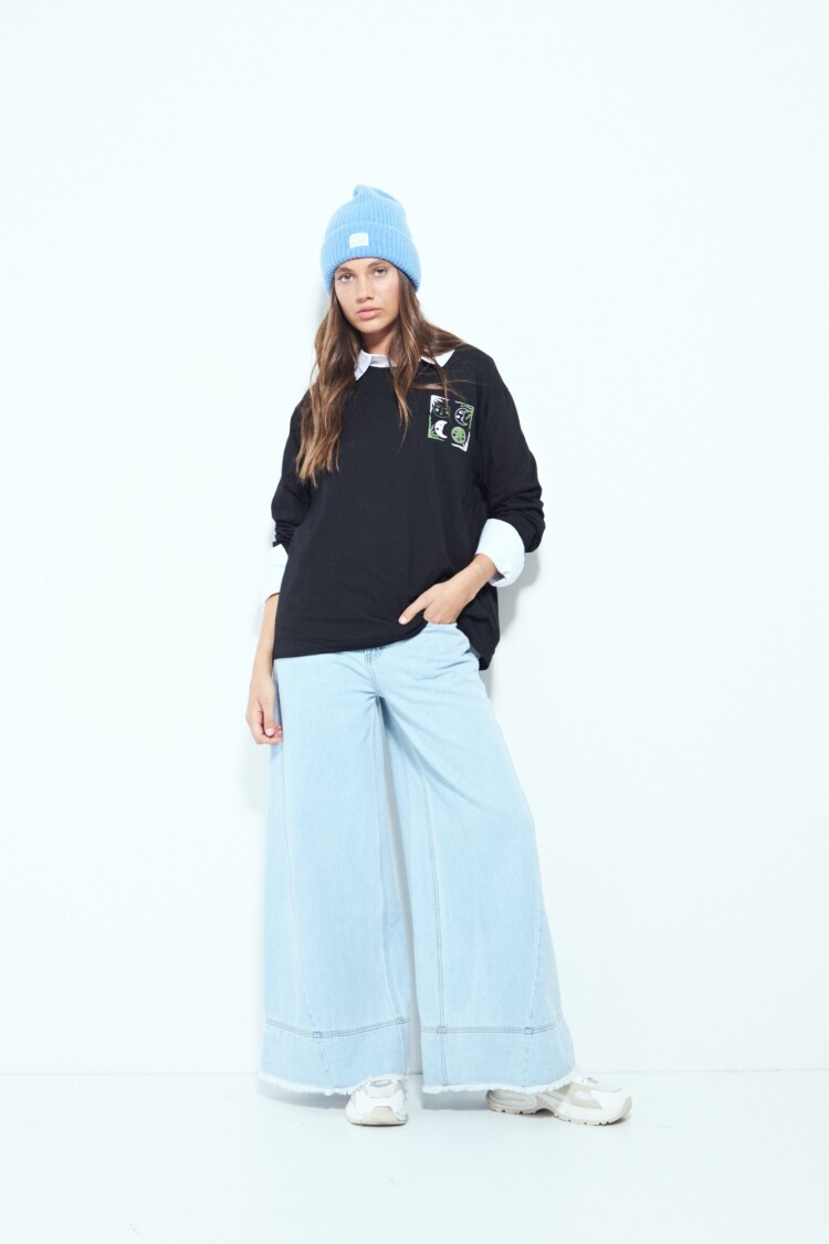 REMERA YELLOWSTONE Negro