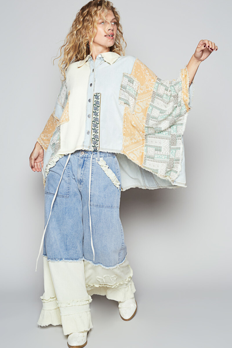 CAMISA Celeste