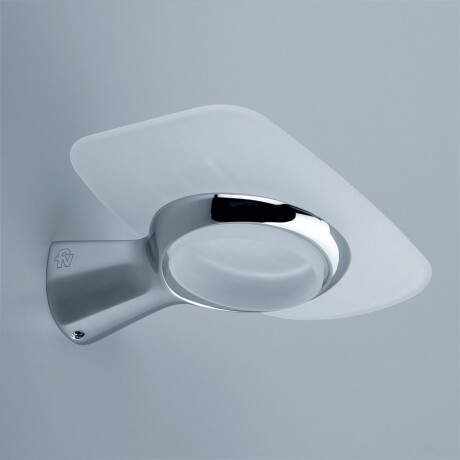 JABONERA DE METAL LINEA EPUYEN COLOR CROMO PARA BAÑO CROMO