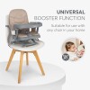 Silla de comer portatil PAPPO KIKKABOO beige