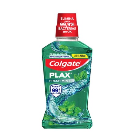 Enjuague Bucal Colgate Plax Menta 500 Ml Enjuague Bucal Colgate Plax Menta 500 Ml