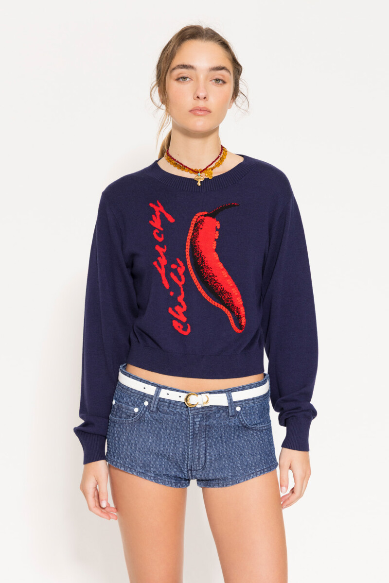 SWEATER CHILI Azul Marino