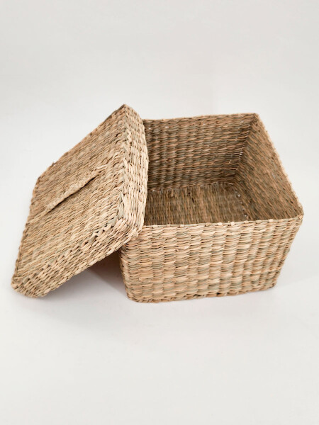 CANASTA CON TAPA MARRON