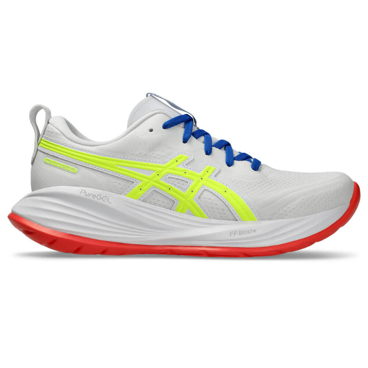 Zapatillas Running GEL-Cumulus 27 ATC Mujer - White/safety Yellow 