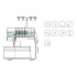 Máquina De Coser Telefunken Overlock De 4 Hilos Brazo Libre MAQUINA DE COSER TELEFUNKEN OVERLOCK 4H