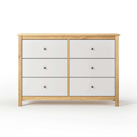 Comoda 6 Cajones Mari Blanco