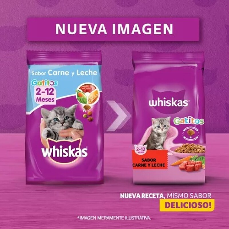 WHISKAS GATITOS CARNE Y LECHE DE 10 KG WHISKAS GATITOS CARNE Y LECHE DE 10 KG