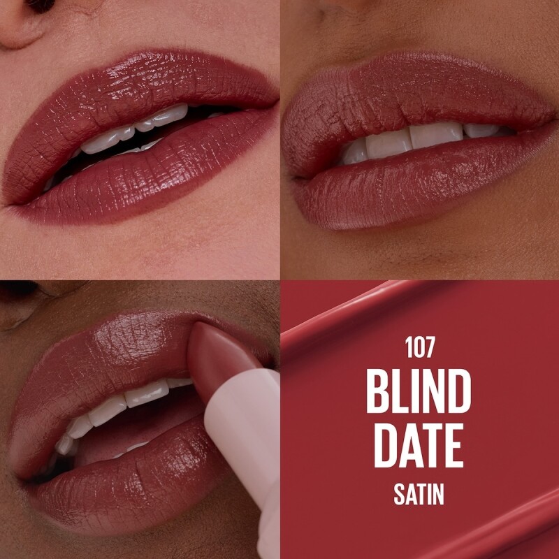 Labial Maybelline Serum Lipstick Satin Tono Blind Date Labial Maybelline Serum Lipstick Satin Tono Blind Date
