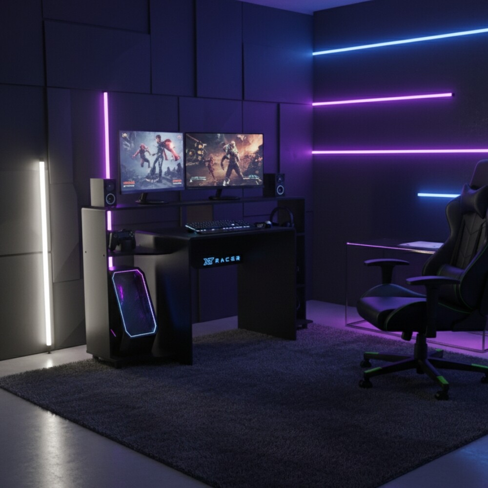 ESCRITORIO GAMER PARA PC LAPTOP COMPUTADORA ESCRITORIO GAMER PARA PC LAPTOP COMPUTADORA