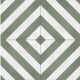 Porcelanato Tipo Patchwork Verde Blanco Mate 20X20Cm Piso Pared GAMAS DE BLANCO