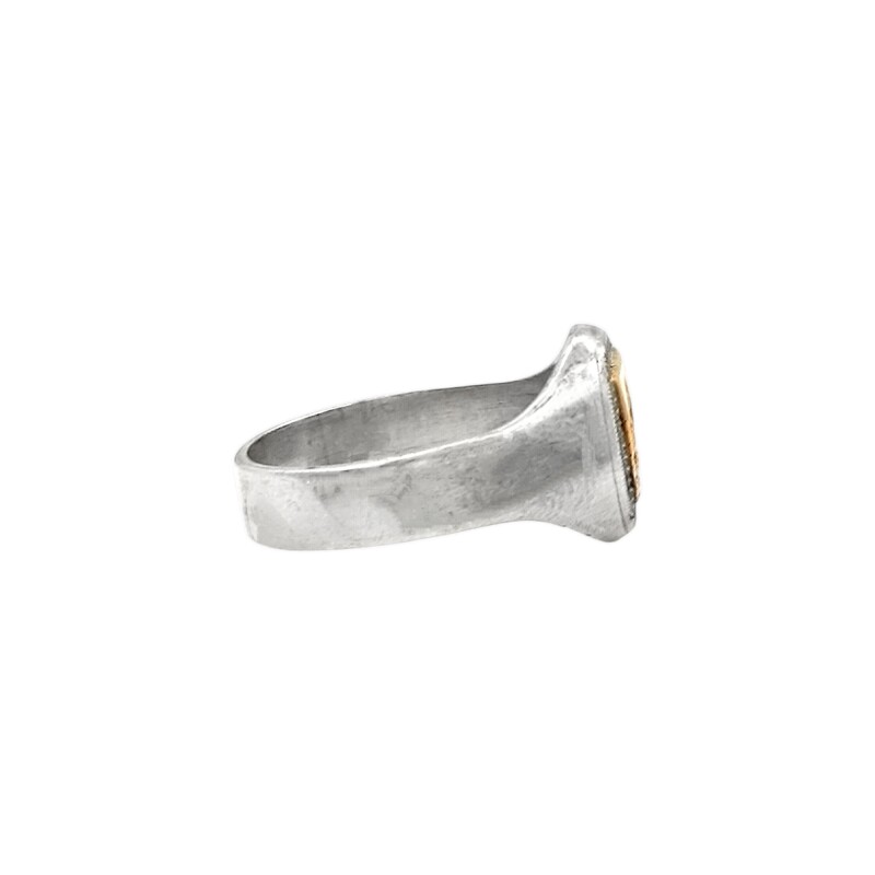 Anillo Profesión Contador -Plata y Oro-Sin Piedra-AP5024 sinpiedra
