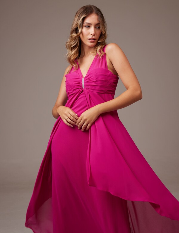 Vestido Maxi Colors FUCSIA