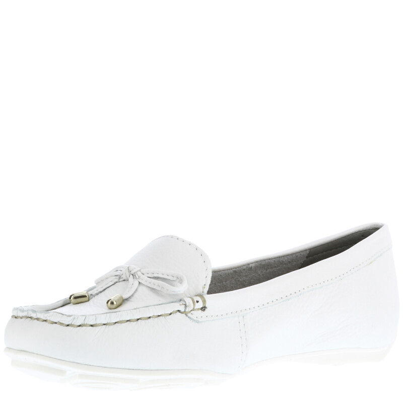 Zapato de Mujer Bottero Mocasin c/moñita Blanco