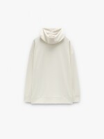 Sudadera Con Cuello Alto Y Tacto Suave blanco
