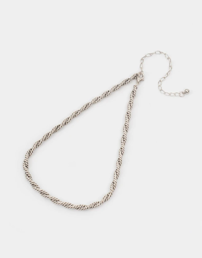 Chokers Bañada en Plata Choker Bañado En Plata - Plateado