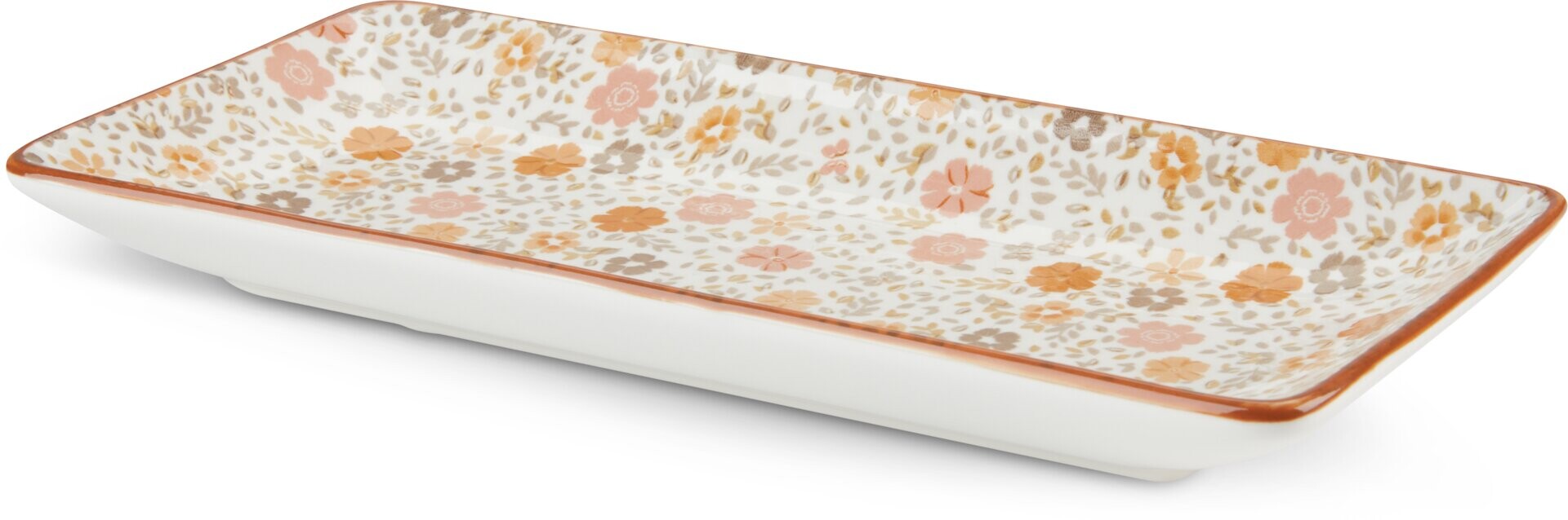 Fuente de servir VETLE A11xL25cm flores 